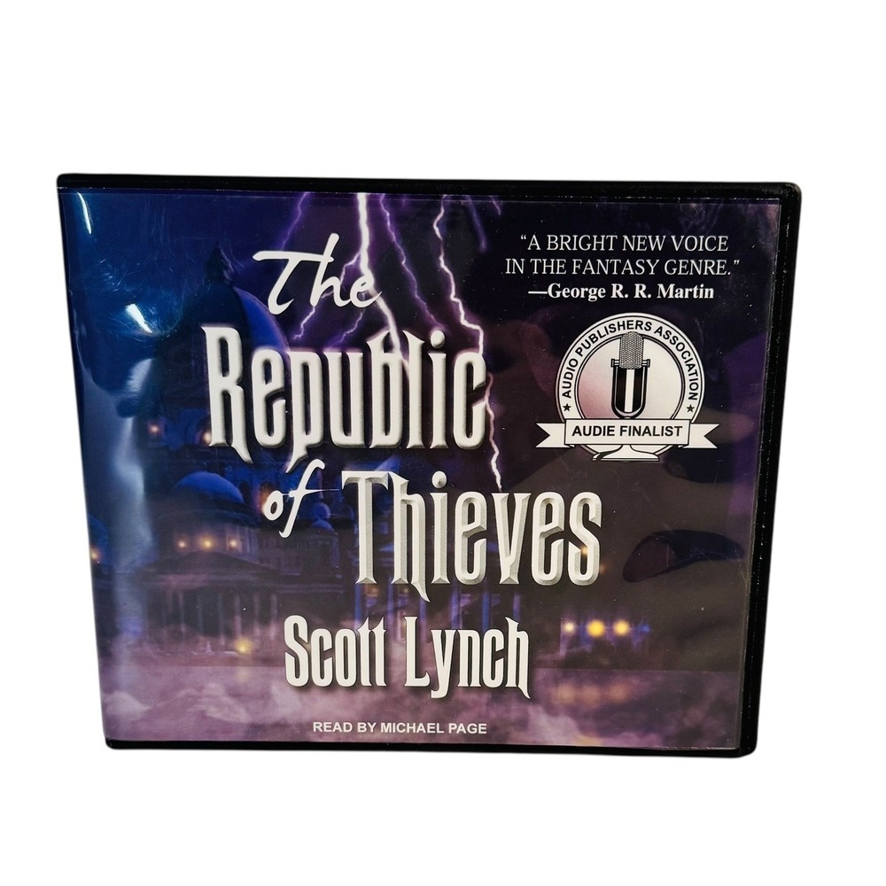 The Republic of Thieves‎ Scott Lynch Audiobook CD Gentleman Bastard Book 3